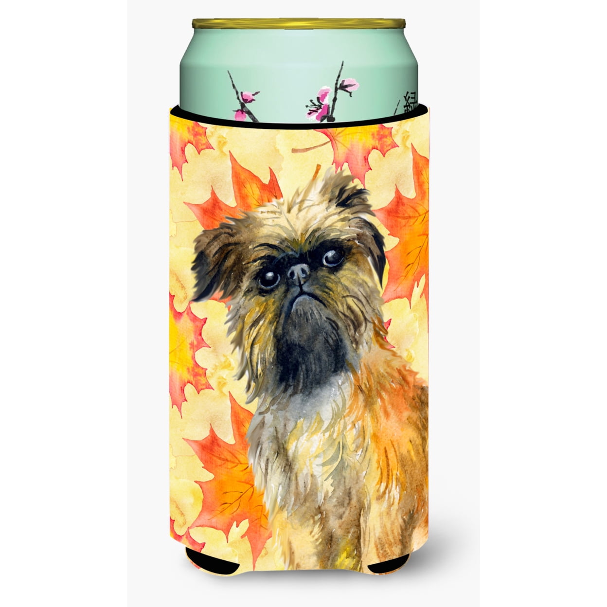 Brussels Griffon Fall Tall Boy Beverage Insulator Hugger