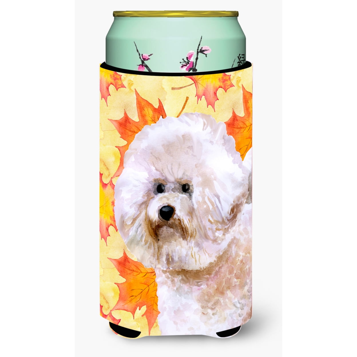 Bichon Frise No. 2 Fall Tall Boy Beverage Insulator Hugger