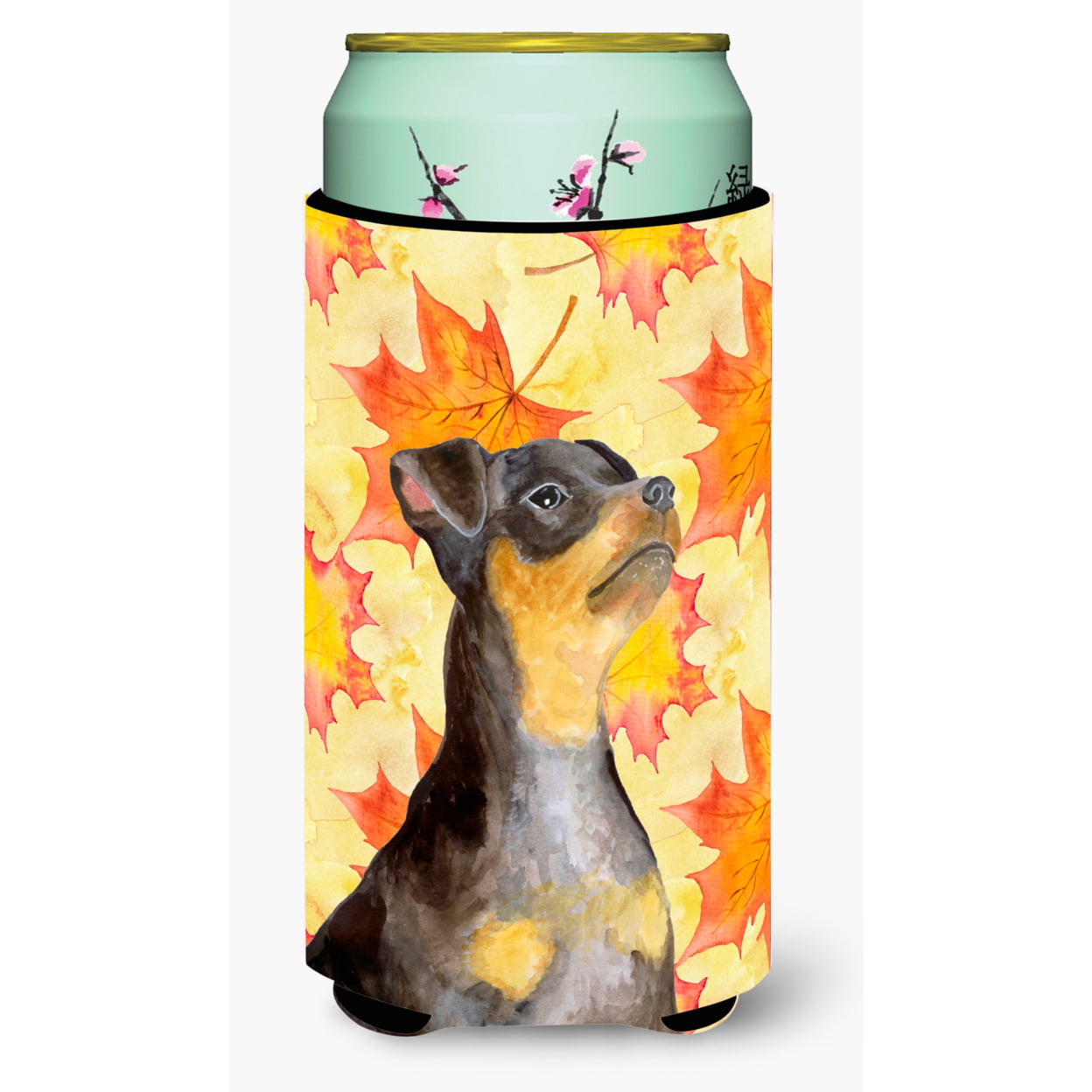 Miniature Pinscher No. 2 Fall Tall Boy Beverage Insulator Hugger