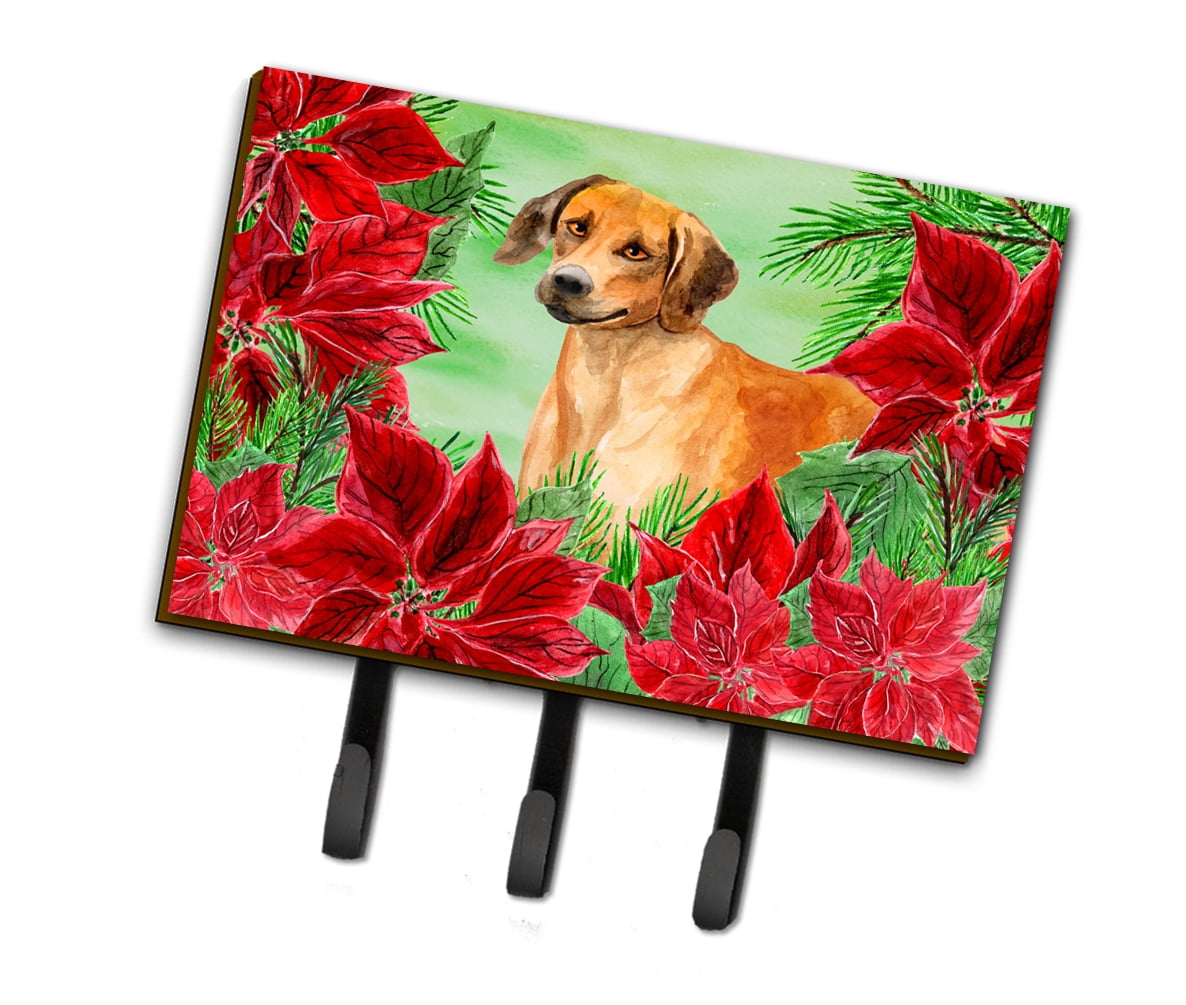 Rhodesian Ridgeback Poinsettas Leash or Key Holder