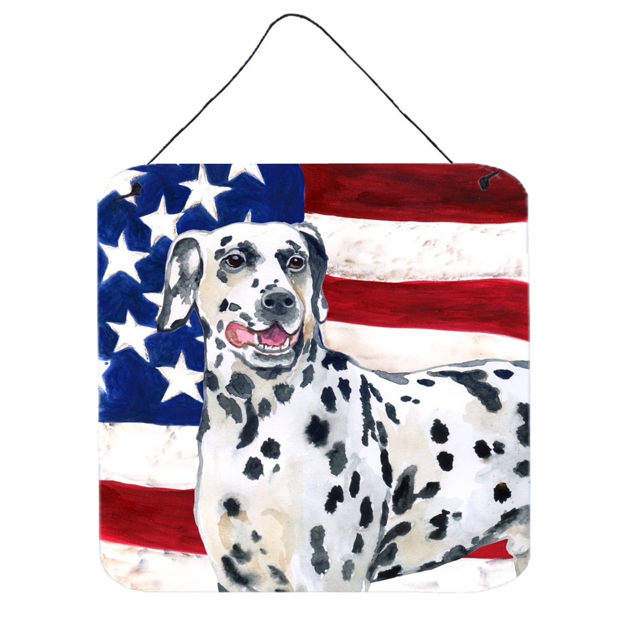Dalmatian Patriotic Wall or Door Hanging Prints