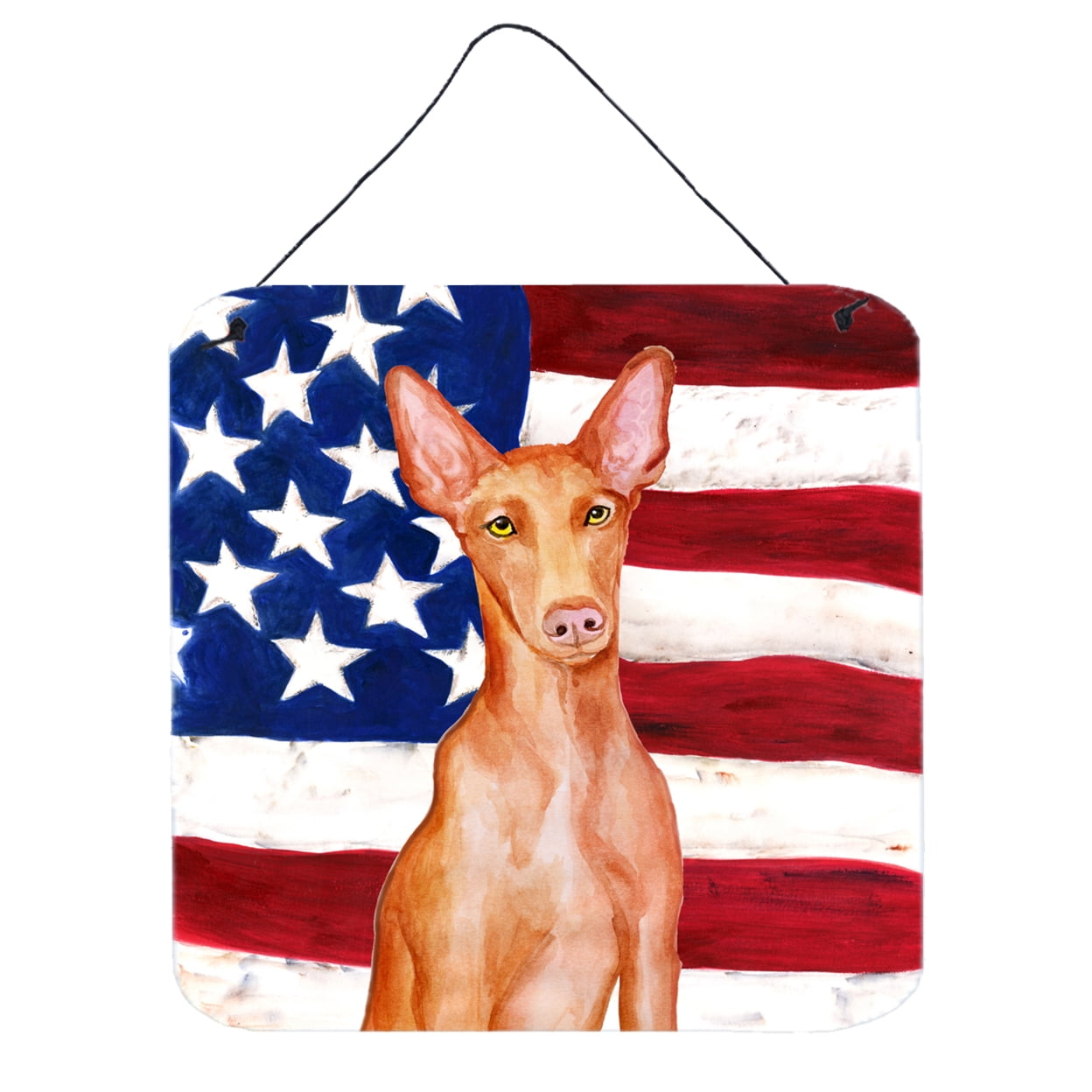 Pharaoh Hound Patriotic Wall or Door Hanging Prints