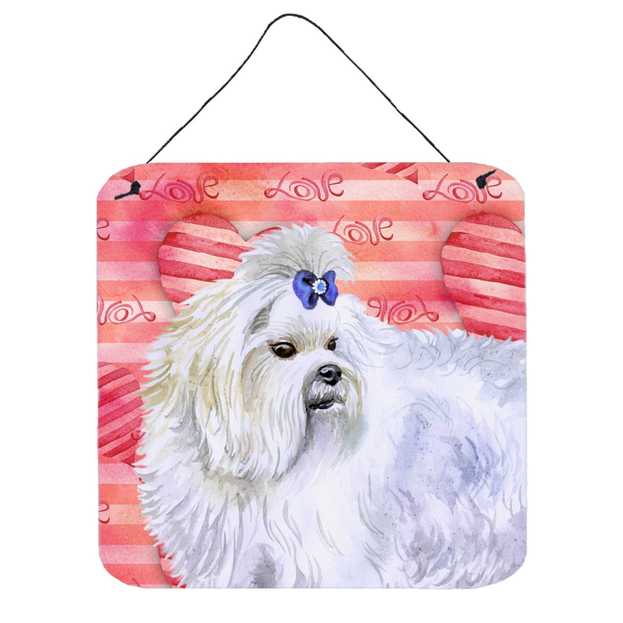 Maltese Love Wall or Door Hanging Prints