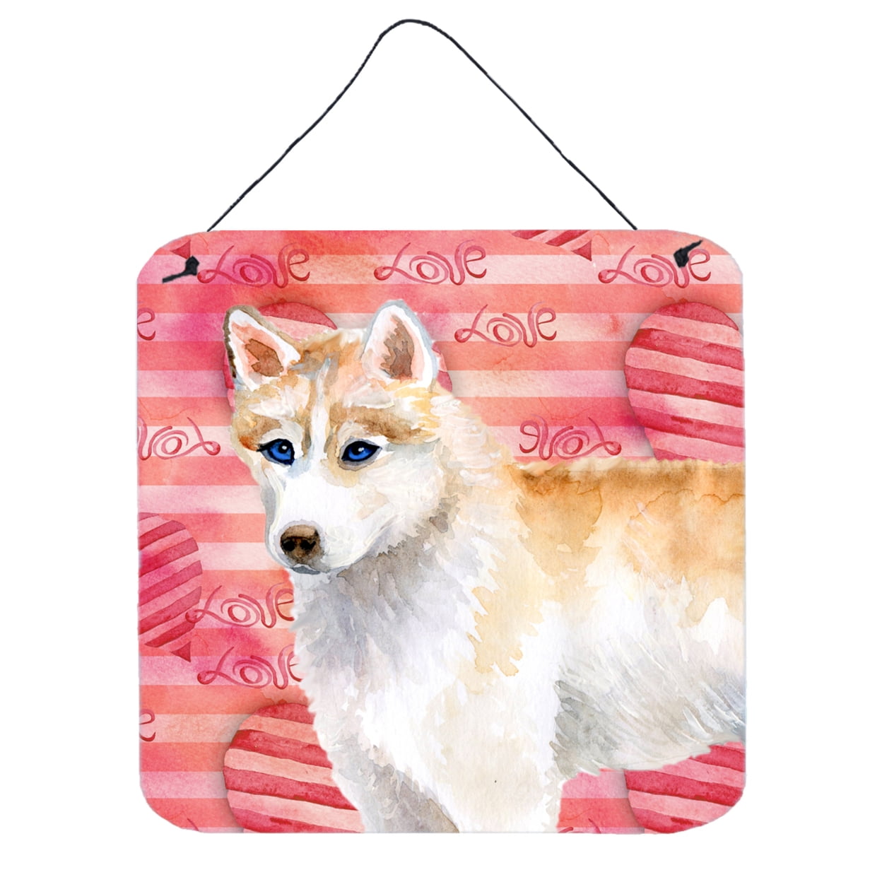 Siberian Husky Love Wall or Door Hanging Prints