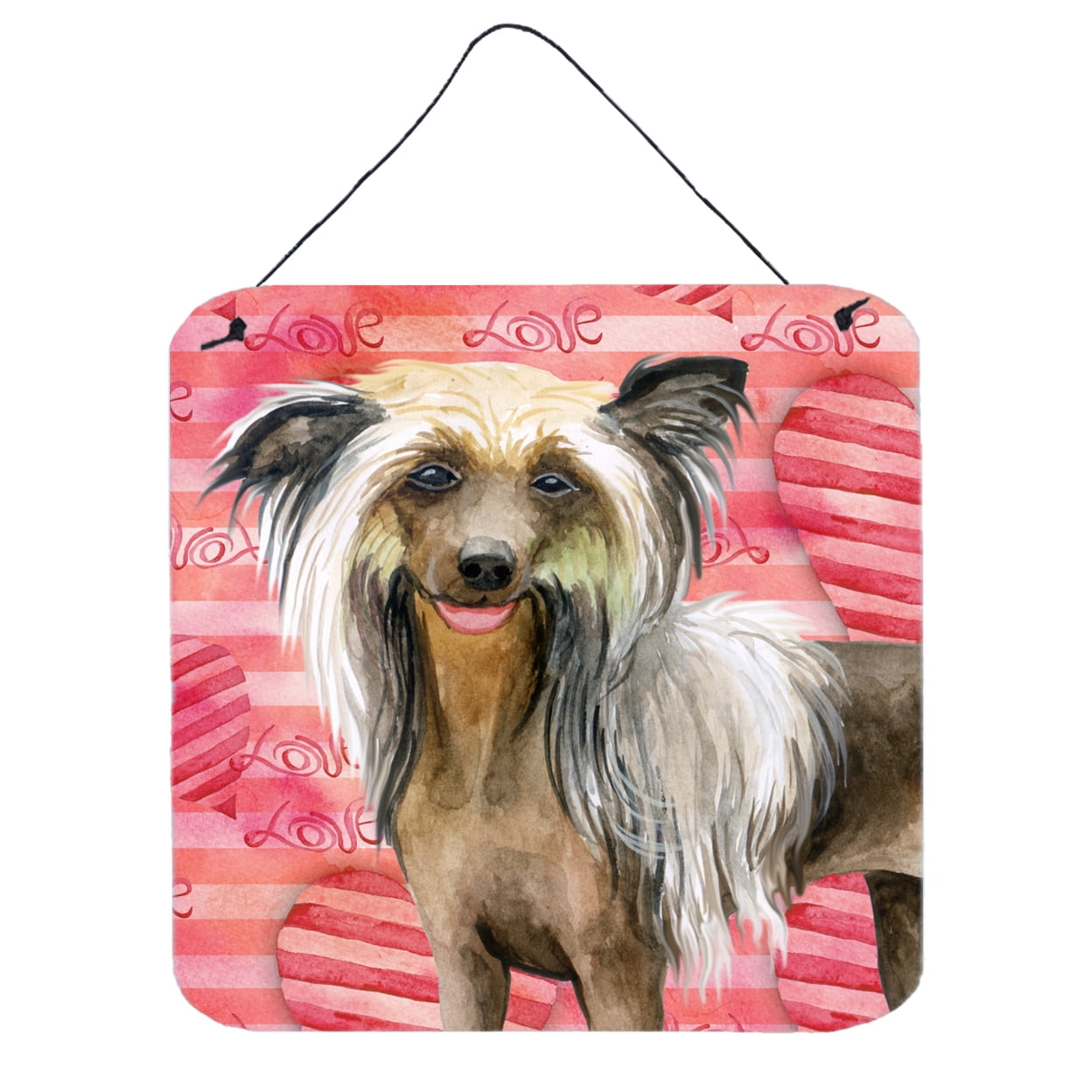 Picture of Carolines Treasures BB9746DS66 Chinese Crested Love Wall or Door Hanging Prints