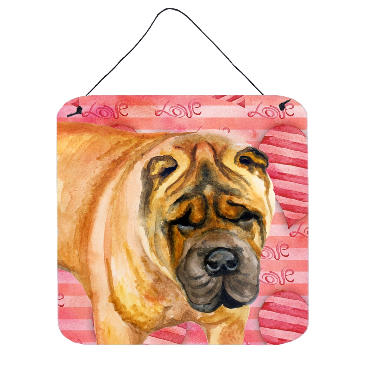 Shar Pei Love Wall or Door Hanging Prints