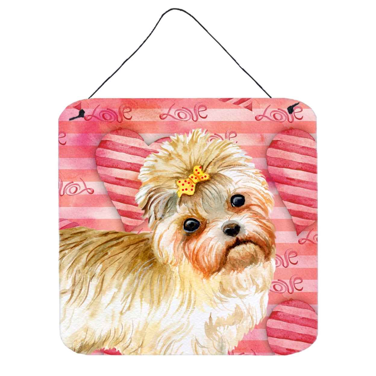 Morkie Love Wall or Door Hanging Prints