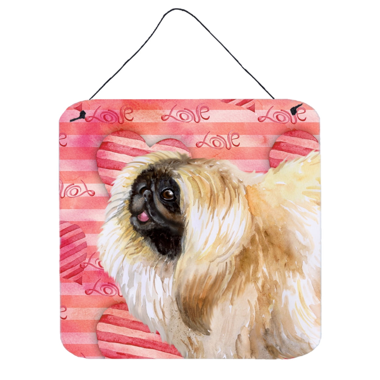Pekingese Love Wall or Door Hanging Prints