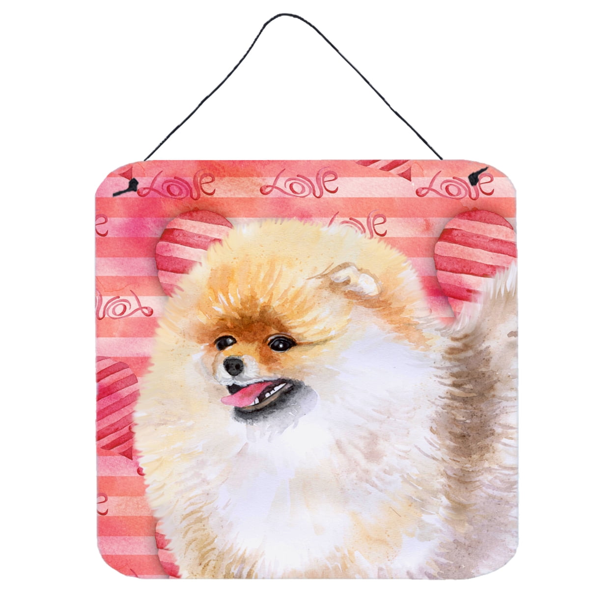 Pomeranian Love Wall or Door Hanging Prints