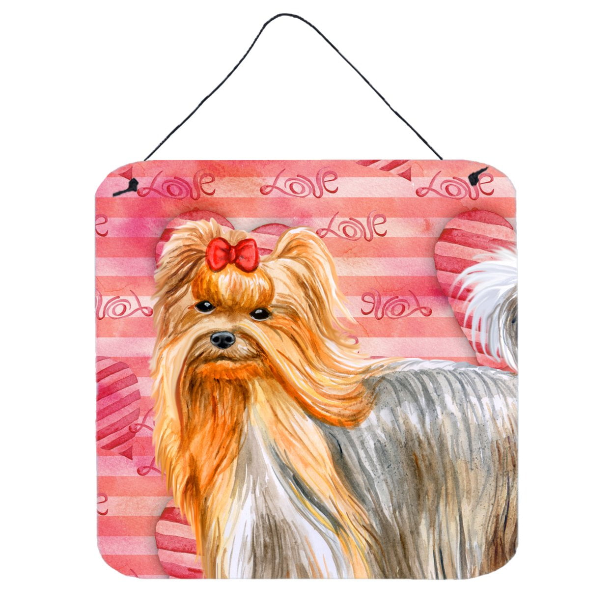 Yorkshire Terrier Love Wall or Door Hanging Prints