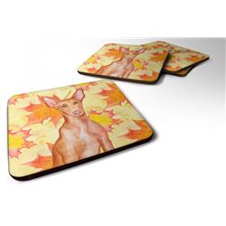 Pharaoh Hound Fall Foam Coaster, Set of 4