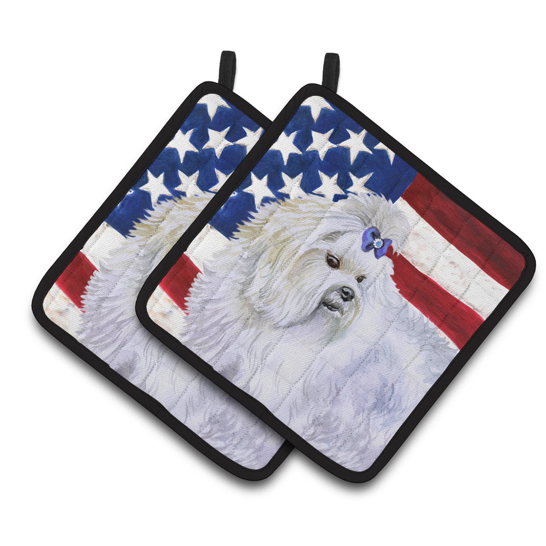 Maltese Patriotic Pair of Pot Holders