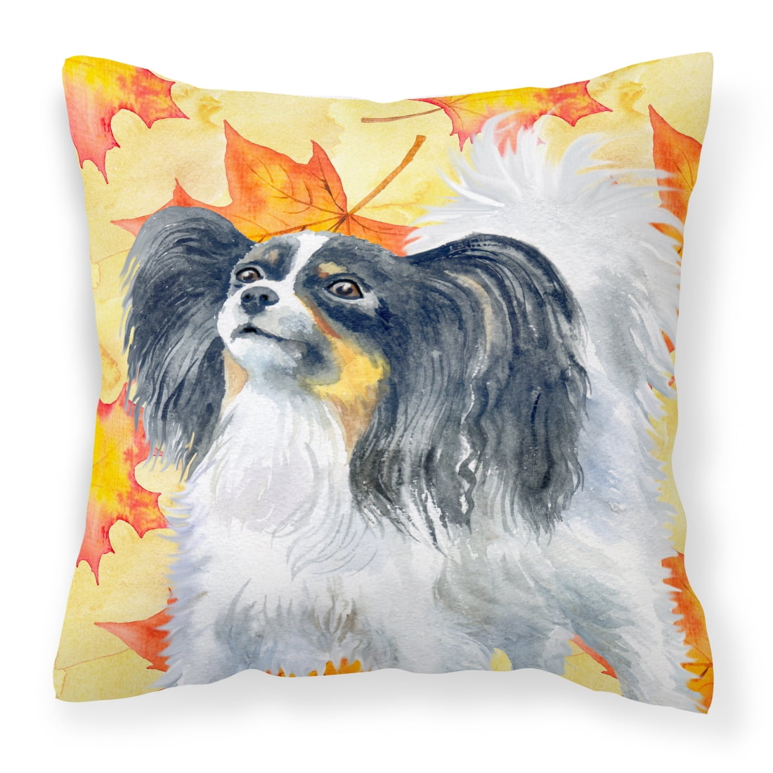 Picture of Carolines Treasures BB9918PW1818 Papillon Fall Fabric Decorative Pillow