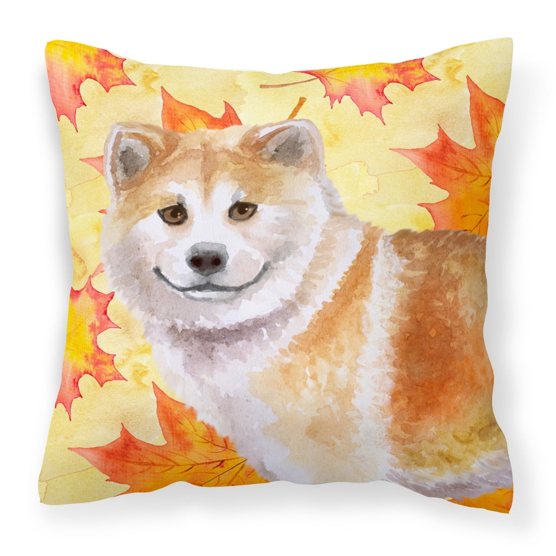 Shiba Inu Fall Fabric Decorative Pillow