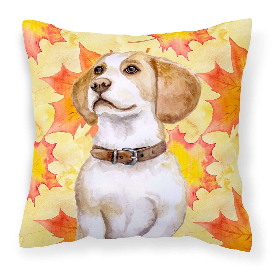 BB9947PW1818 Beagle Fall Fabric Decorative Pillow