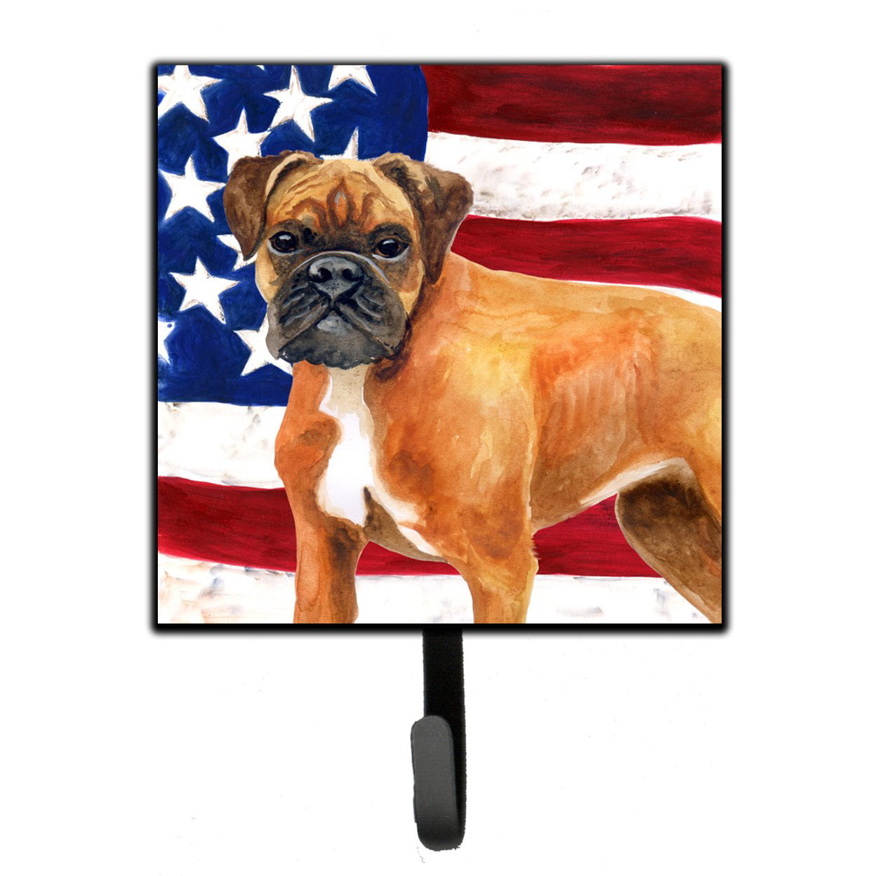 German Boxer Patriotic Leash or Key Holder