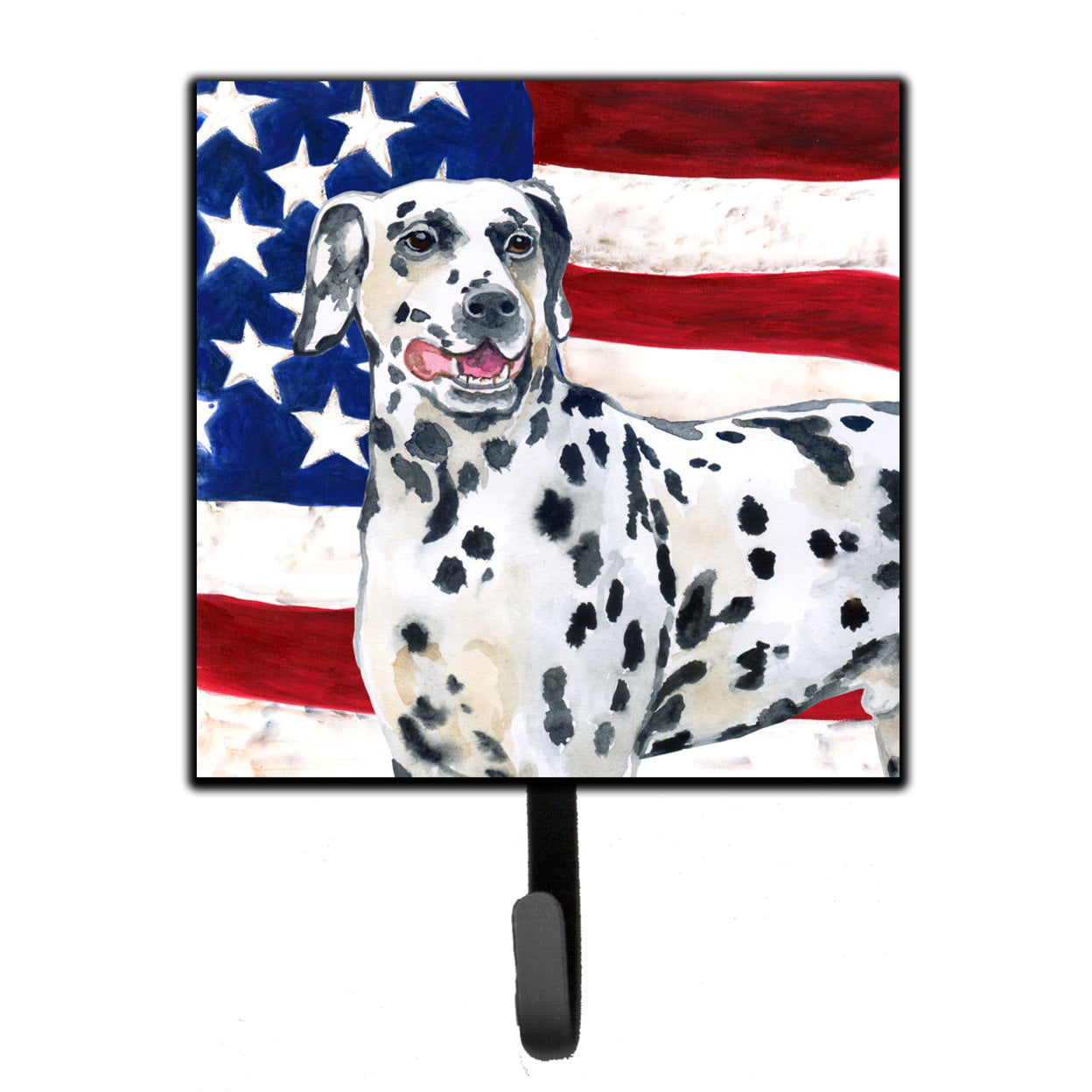Dalmatian Patriotic Leash or Key Holder