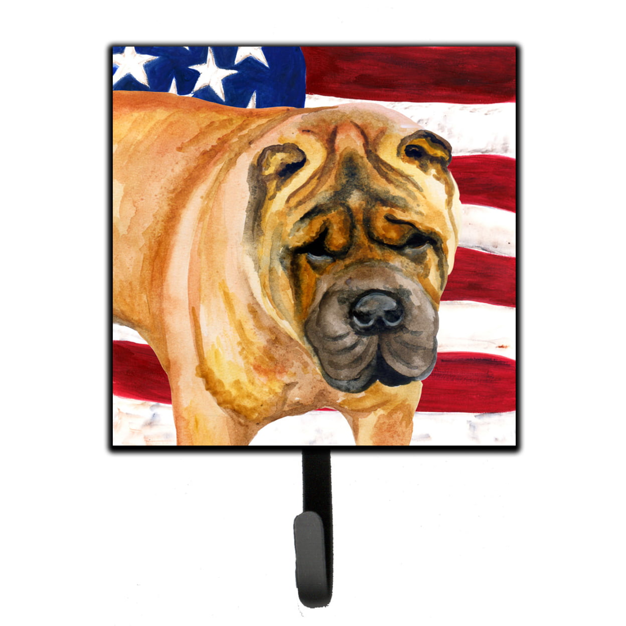 Shar Pei Patriotic Leash or Key Holder