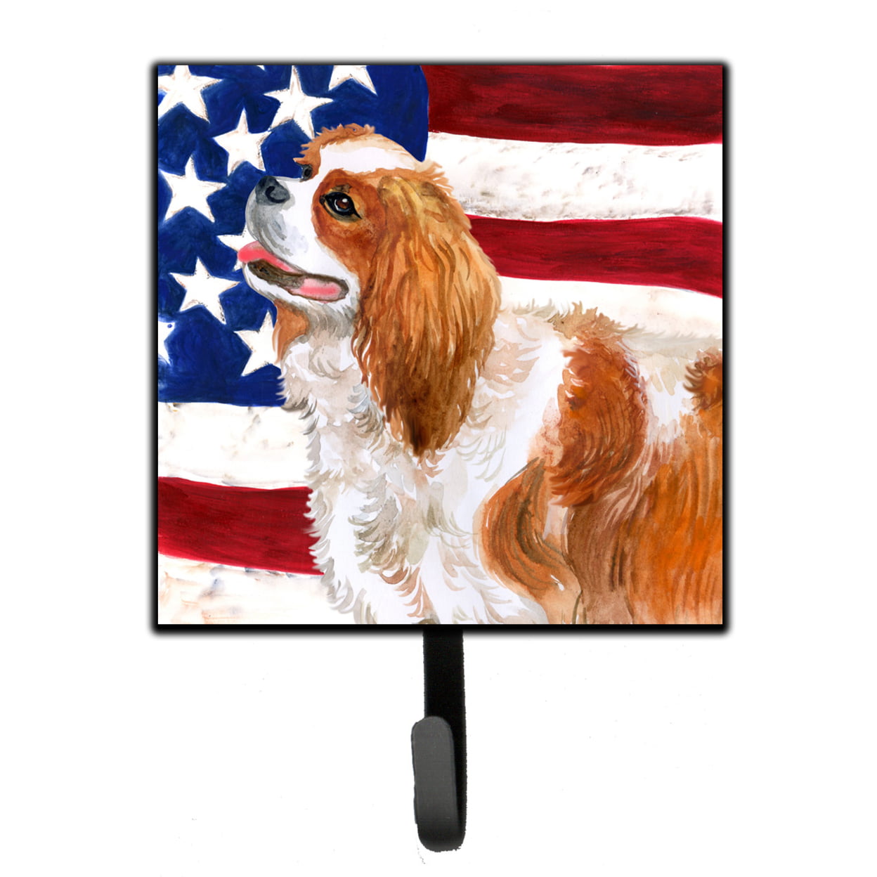 Cavalier Spaniel Patriotic Leash or Key Holder