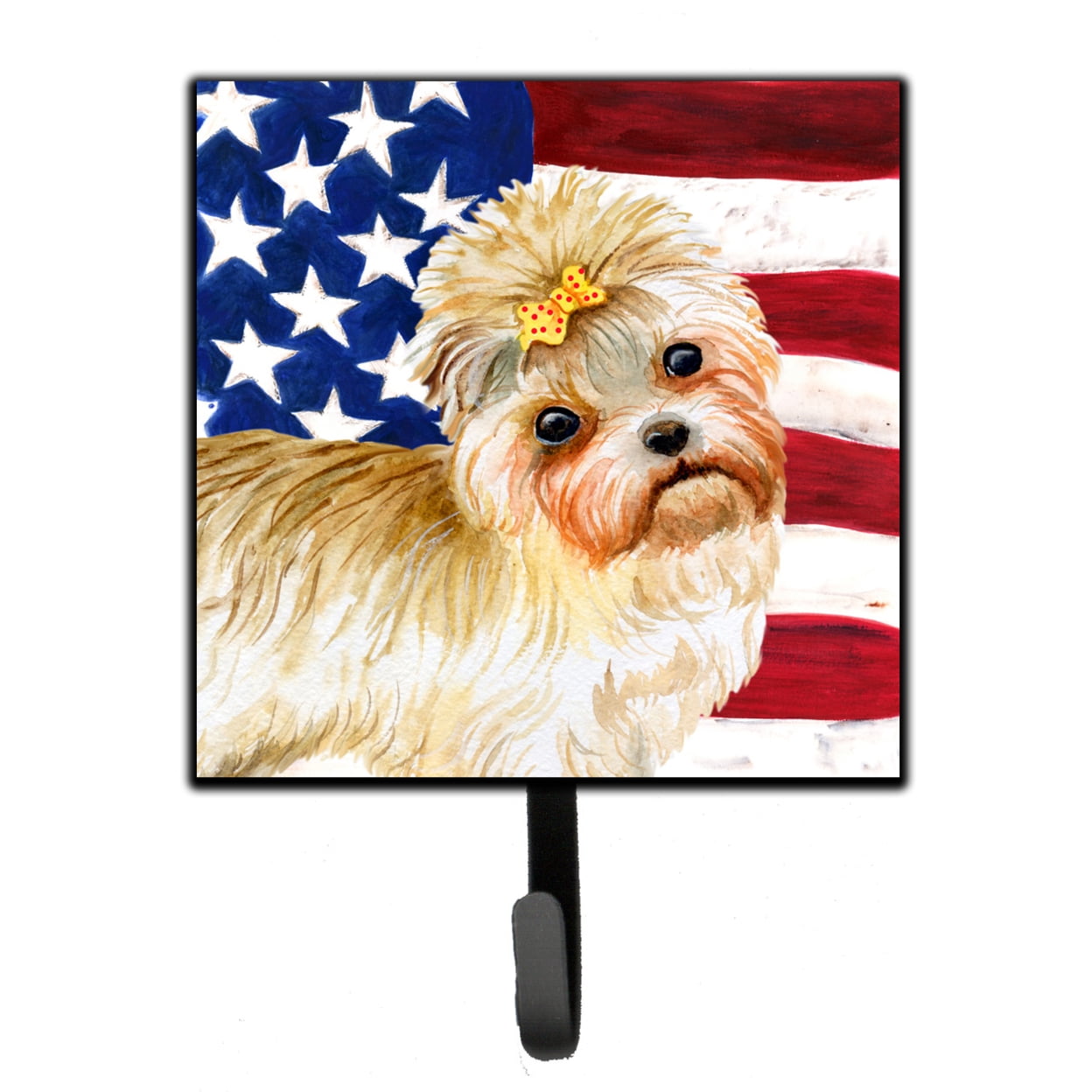 Morkie Patriotic Leash or Key Holder