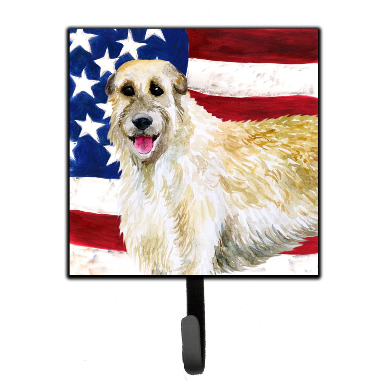 Irish Wolfhound Patriotic Leash or Key Holder