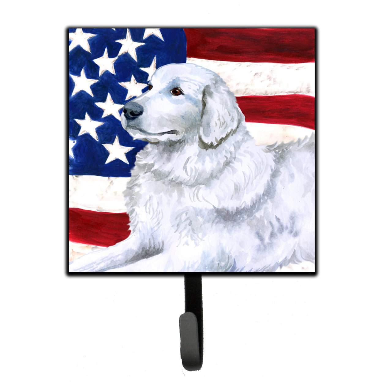 Maremma Sheepdog Patriotic Leash or Key Holder