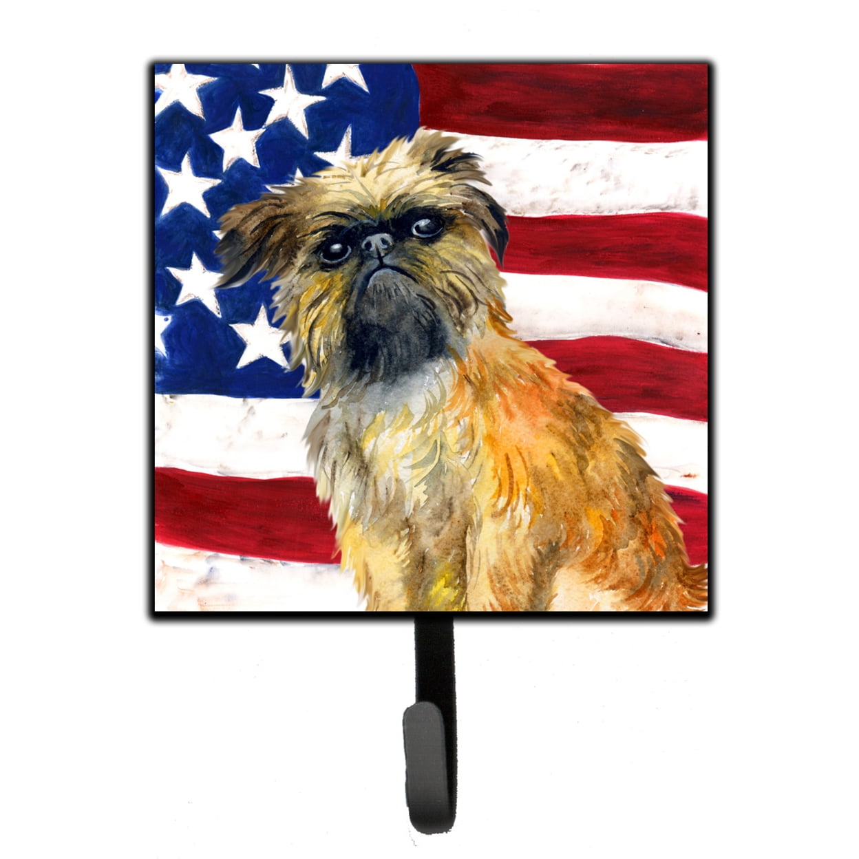 Brussels Griffon Patriotic Leash or Key Holder