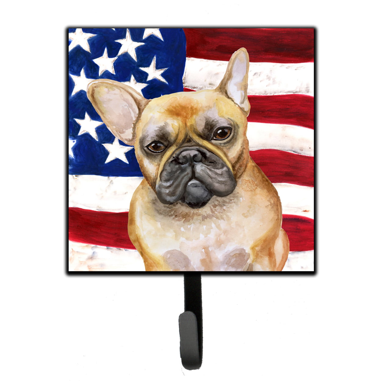 French Bulldog Patriotic Leash or Key Holder