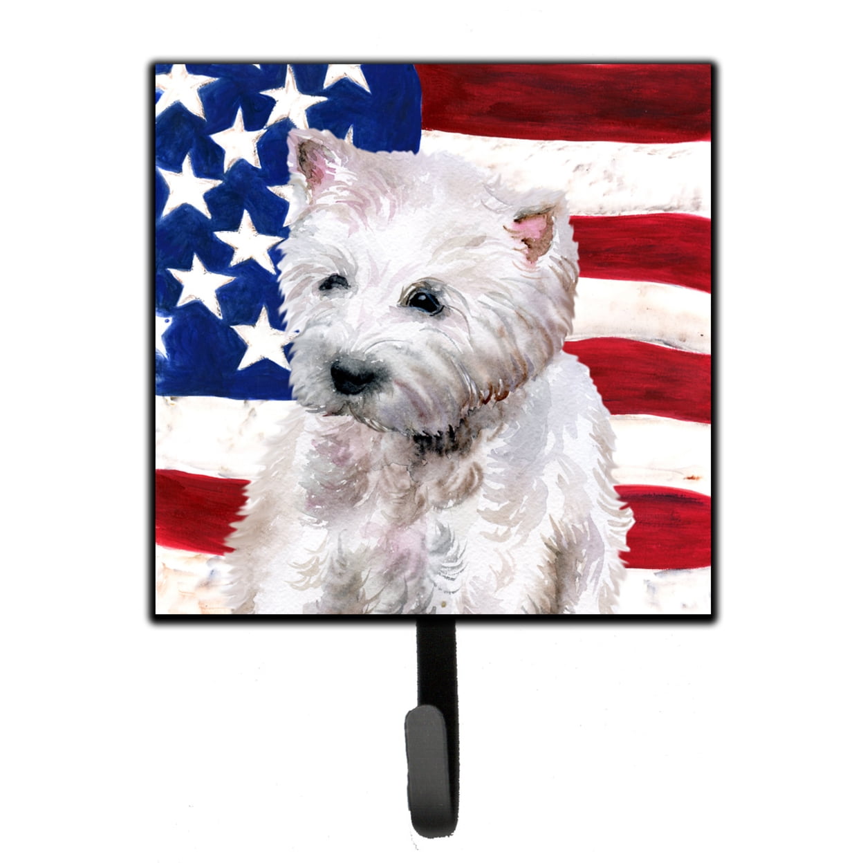 Westie Patriotic Leash or Key Holder
