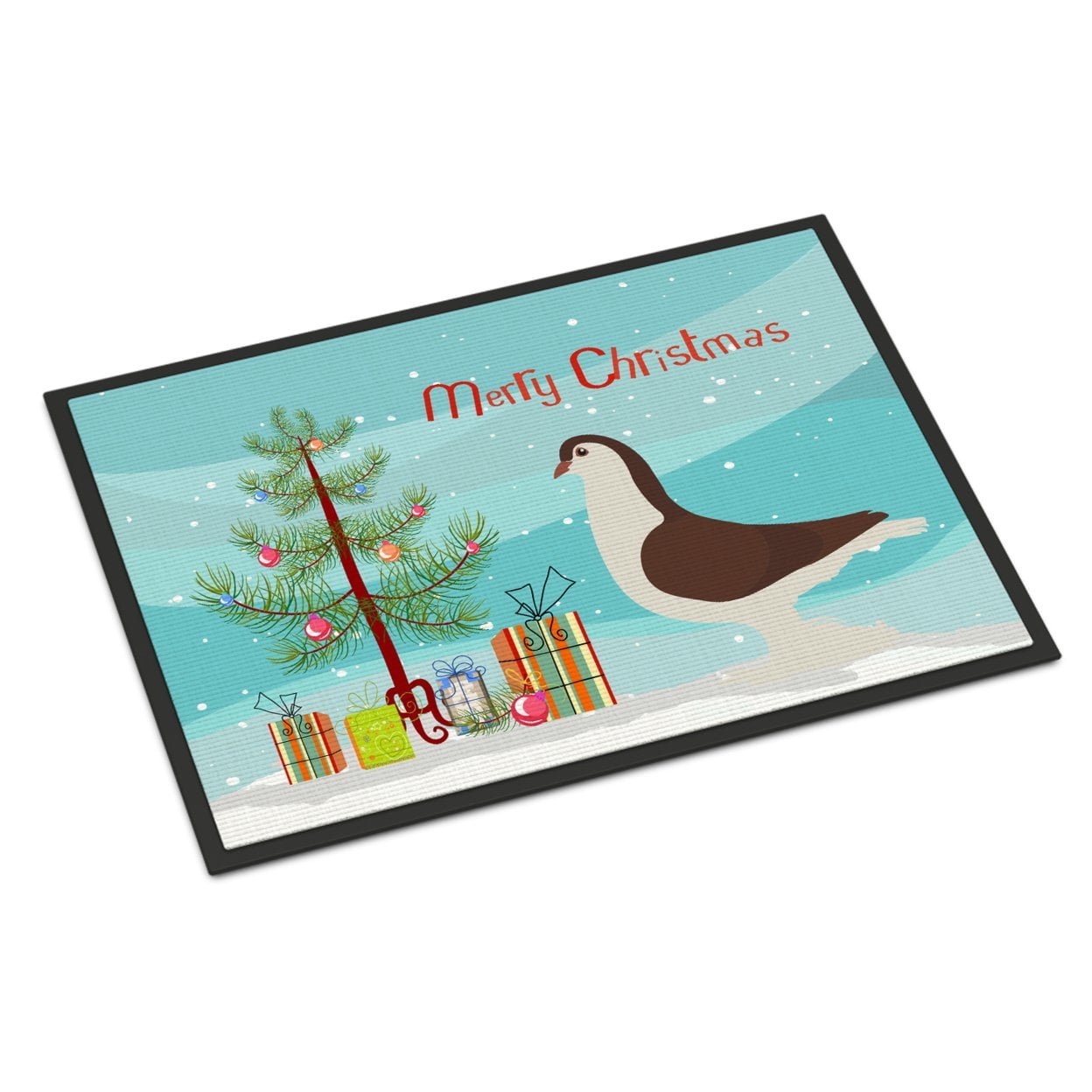 Picture of Carolines Treasures BB9310MAT Large Pigeon Christmas Indoor or Outdoor Mat, 18 x 27 in.