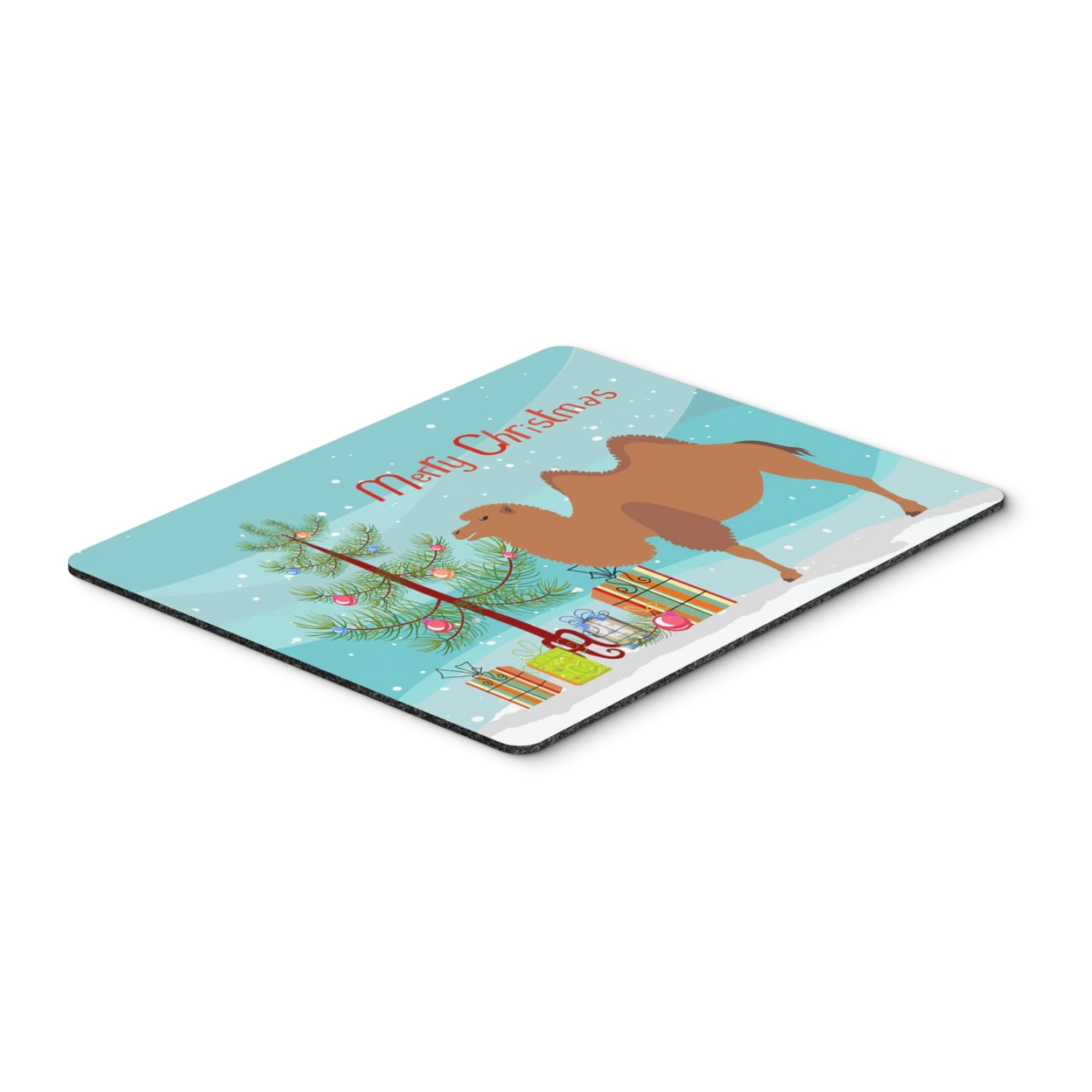 BB9185MP Bactrian Camel Christmas Mouse Pad, Hot Pad or Trivet