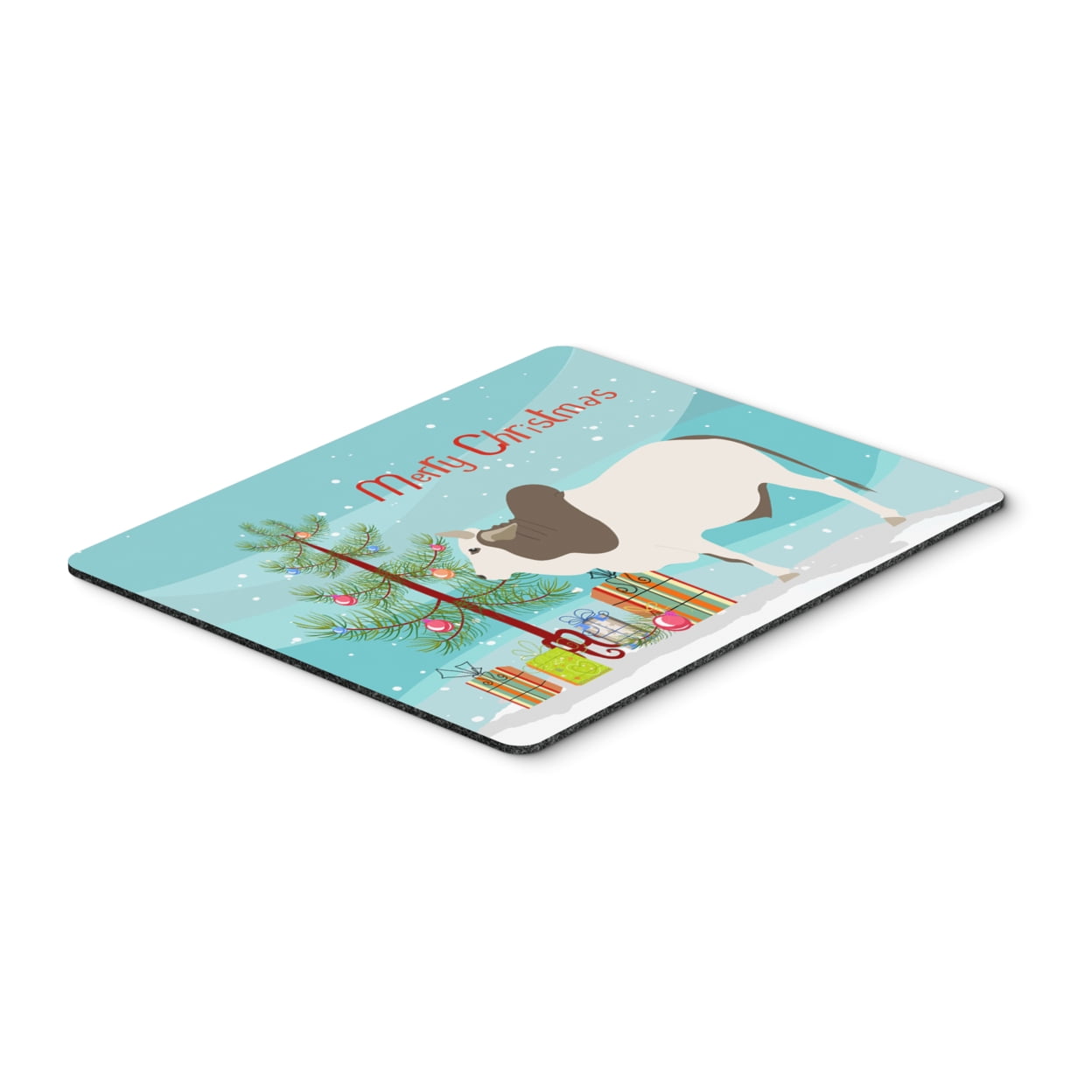 BB9197MP Malvi Cow Christmas Mouse Pad, Hot Pad or Trivet
