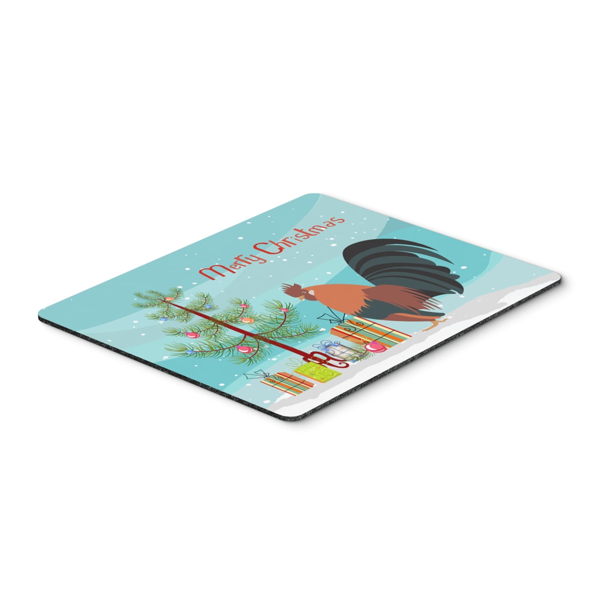 BB9203MP Dutch Bantam Chicken Christmas Mouse Pad, Hot Pad or Trivet