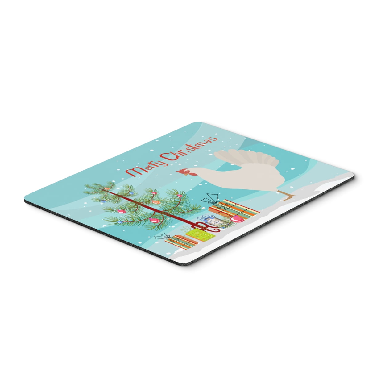 Leghorn Chicken Christmas Mouse Pad - Hot Pad or Trivet