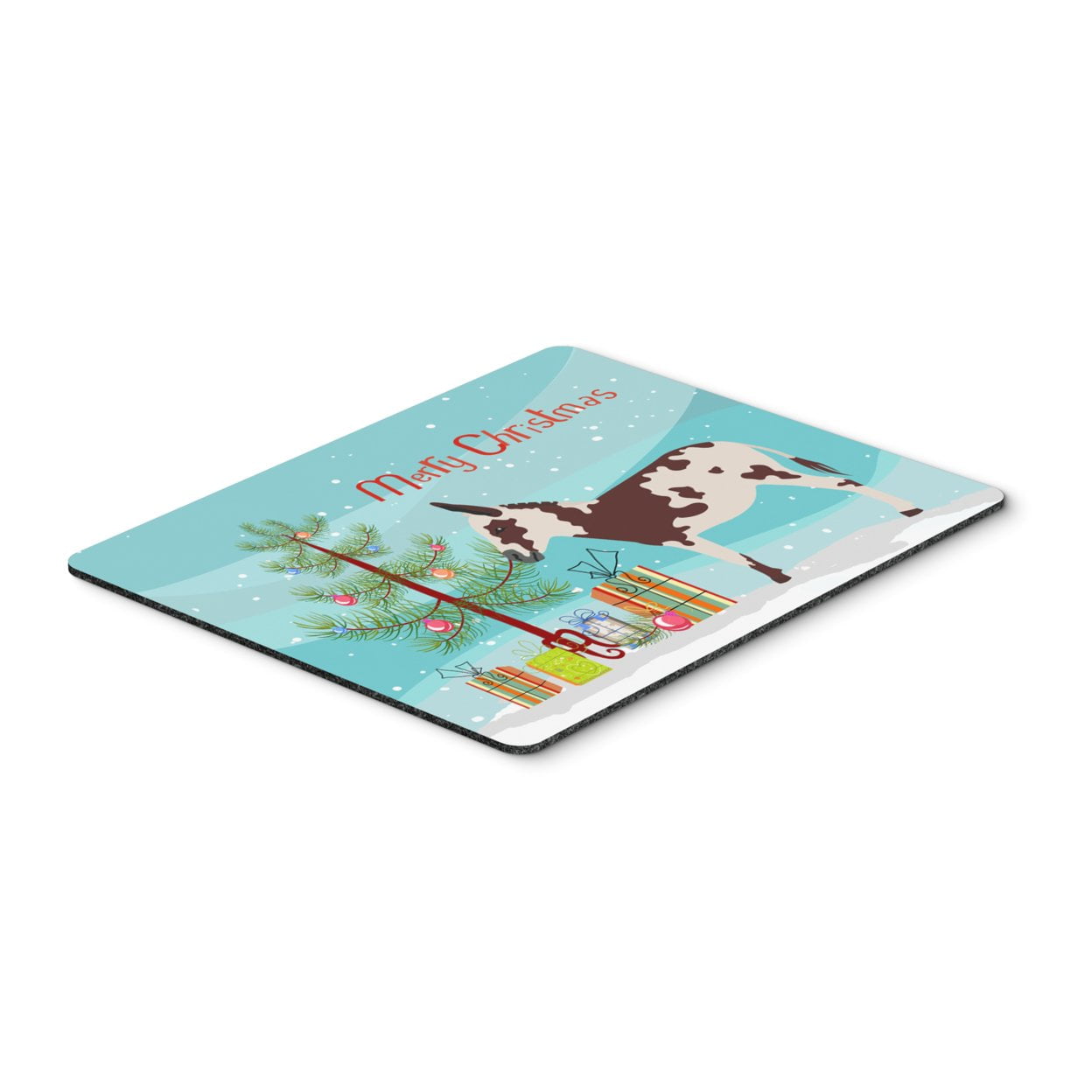 American Spotted Donkey Christmas Mouse Pad - Hot Pad or Trivet