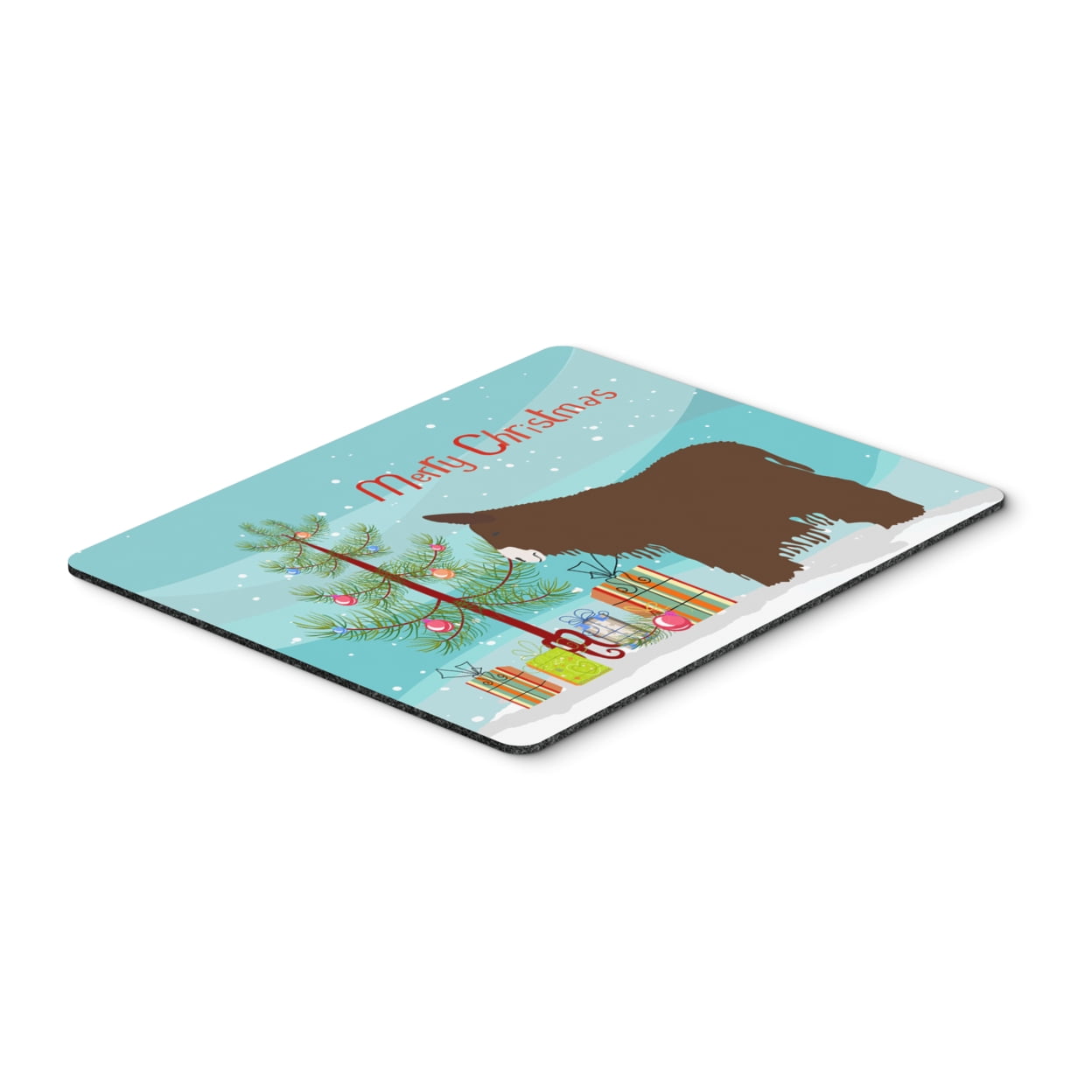 BB9219MP Poitou Poiteuin Donkey Christmas Mouse Pad, Hot Pad or Trivet