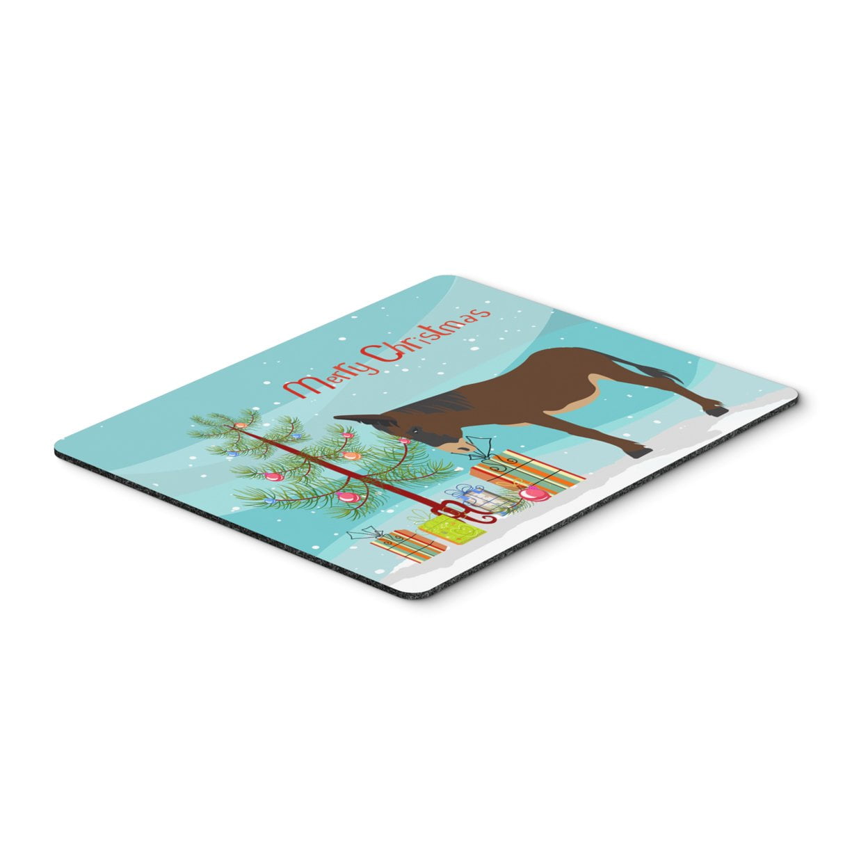 Zamorano-Leones Donkey Christmas Mouse Pad - Hot Pad or Trivet