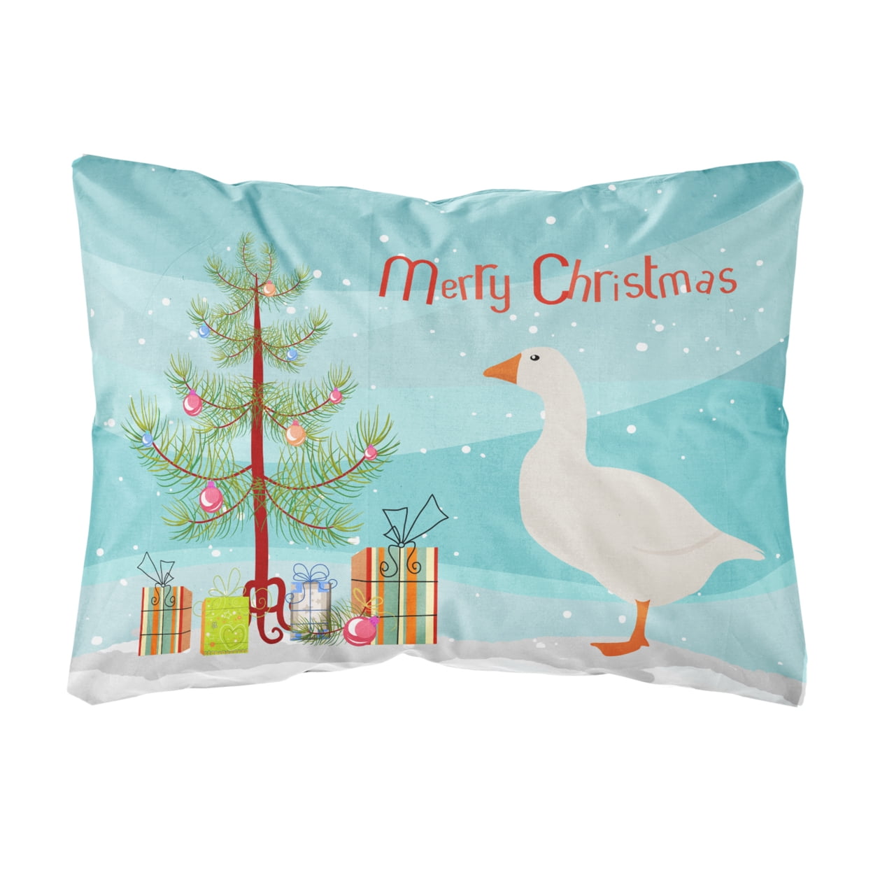 Shire Horse Christmas Canvas Fabric Decorative Pillow