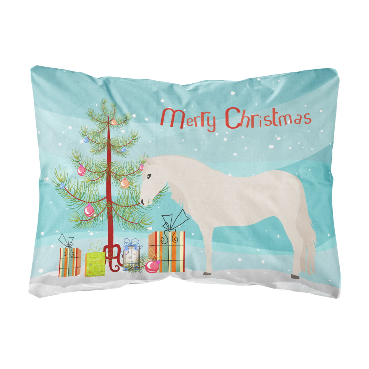 Paso Fino Horse Christmas Canvas Fabric Decorative Pillow