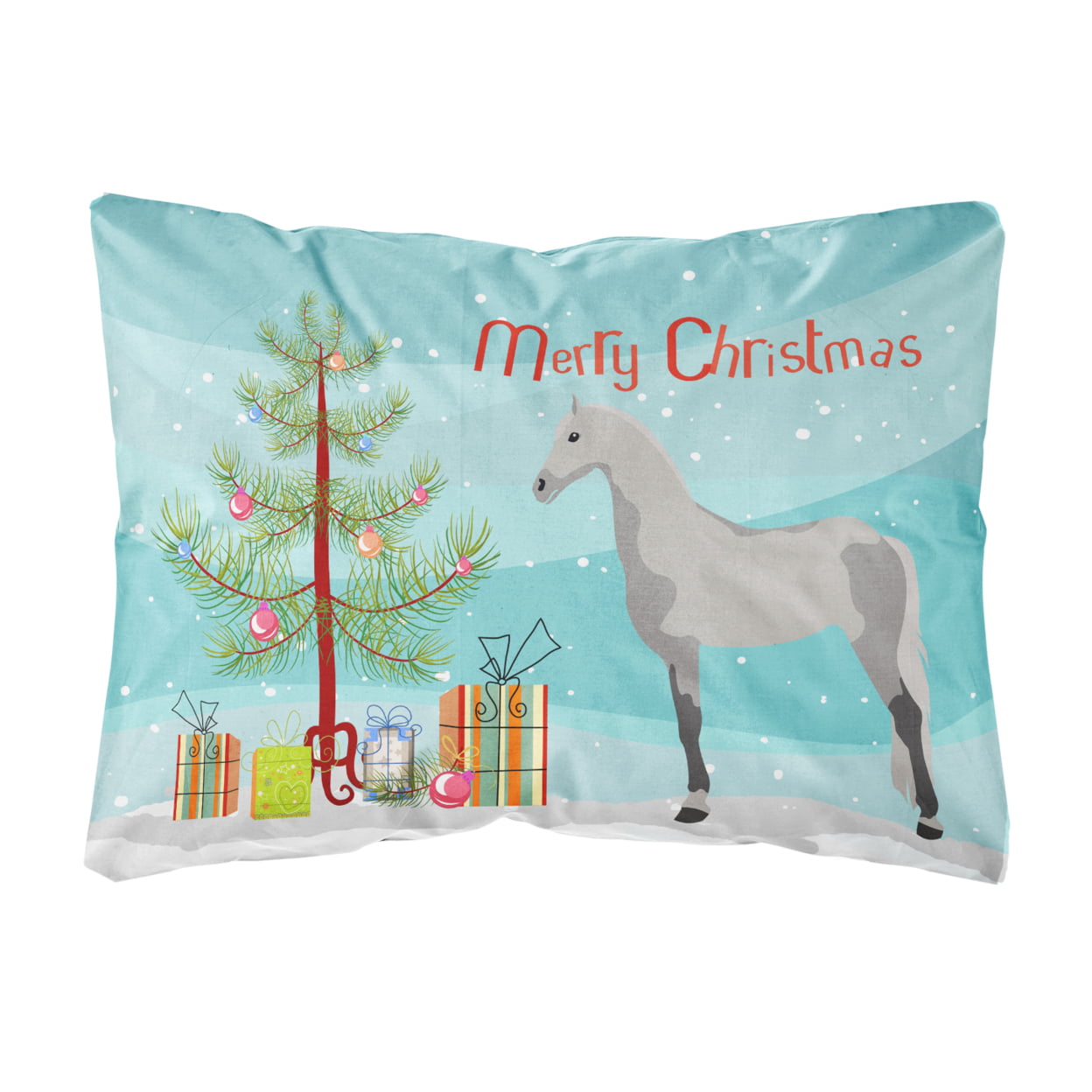 Orlov Trotter Horse Christmas Canvas Fabric Decorative Pillow