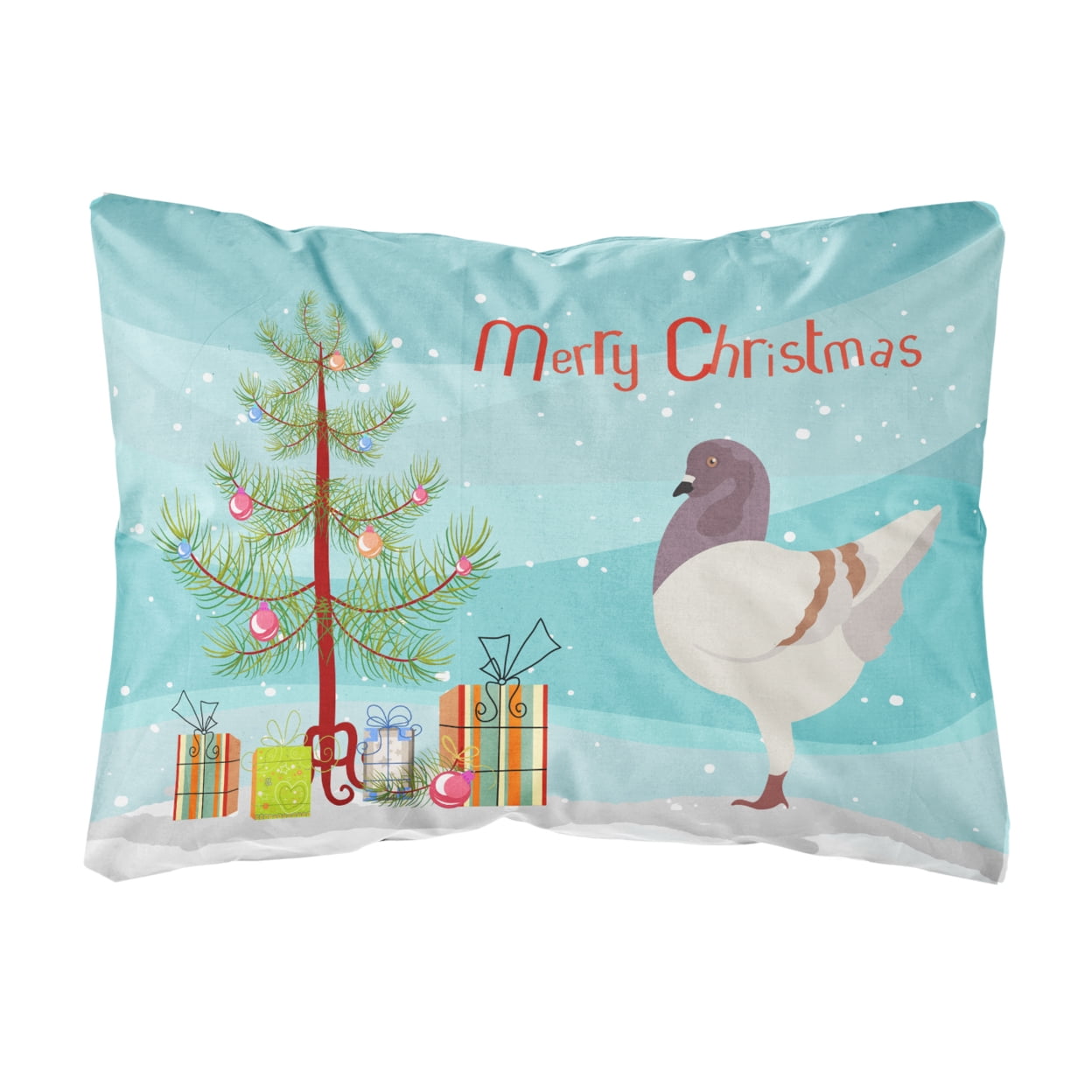 German Modena Pigeon Christmas Canvas Fabric Decorative Pillow