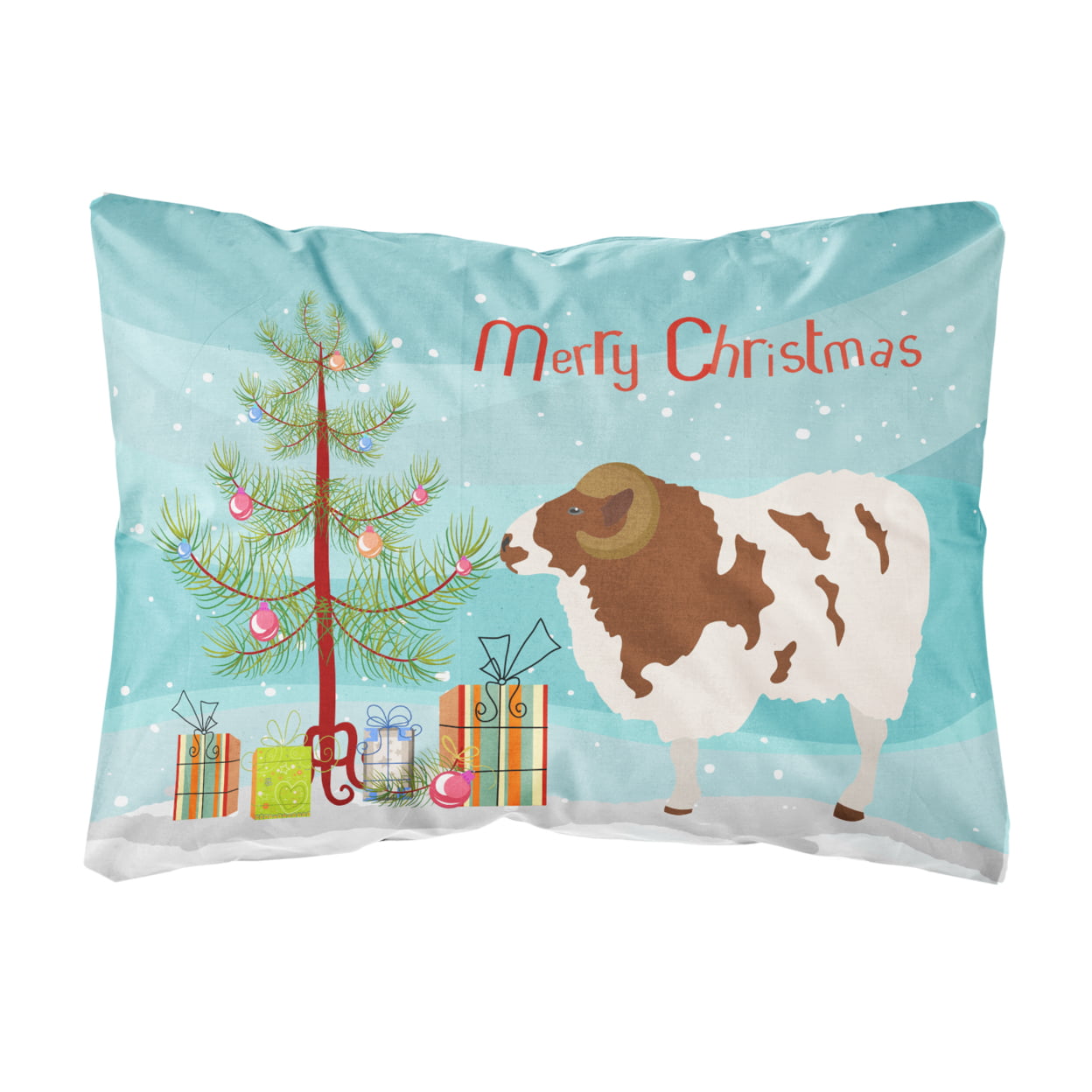 Jacob Sheep Christmas Canvas Fabric Decorative Pillow