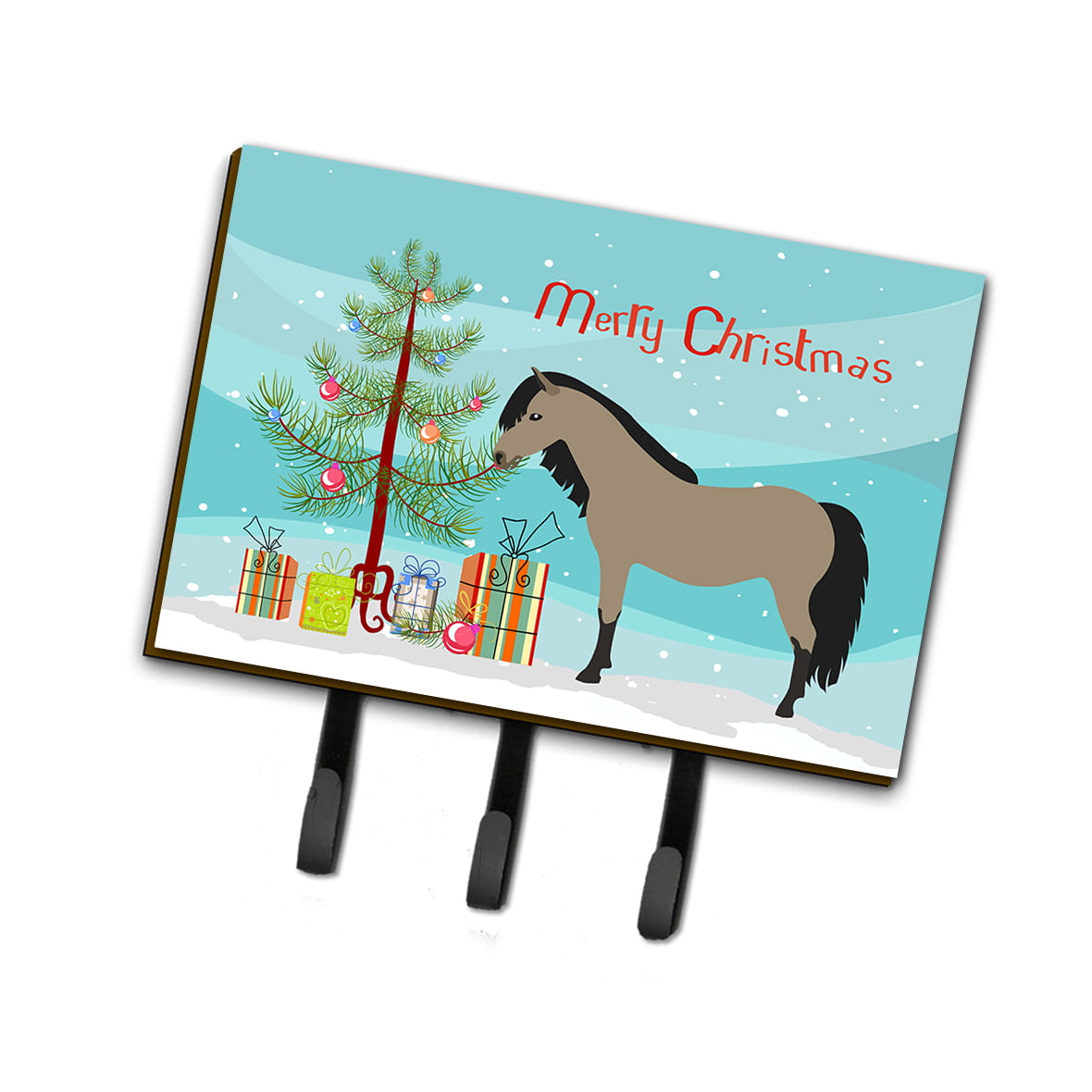 BB9277TH68 Welsh Pony Horse Christmas Leash or Key Holder