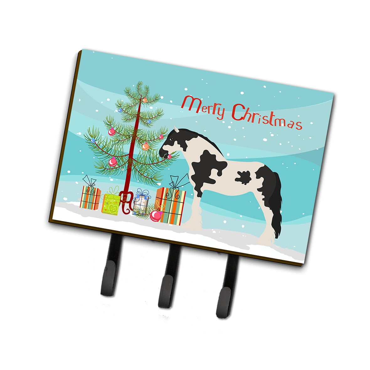 Cyldesdale Horse Christmas Leash or Key Holder