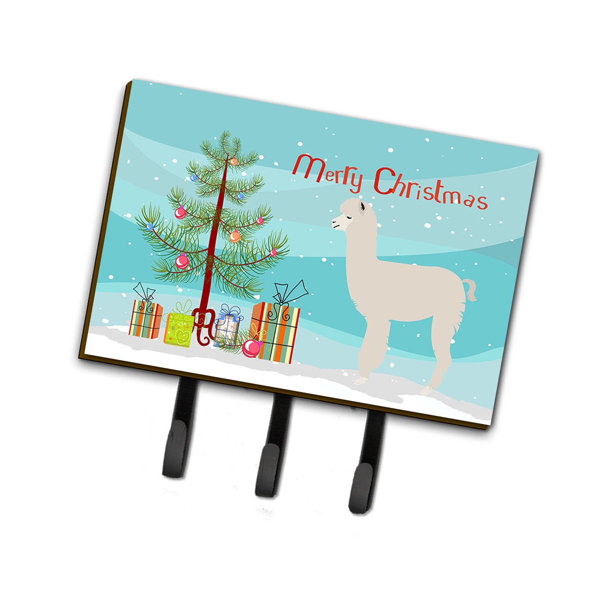 BB9286TH68 Alpaca Christmas Leash or Key Holder