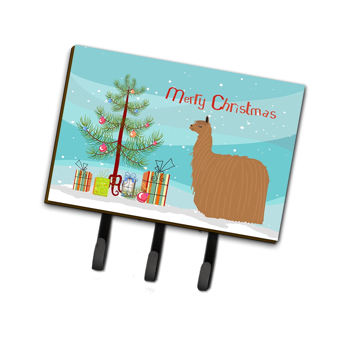 BB9287TH68 Alpaca Suri Christmas Leash or Key Holder