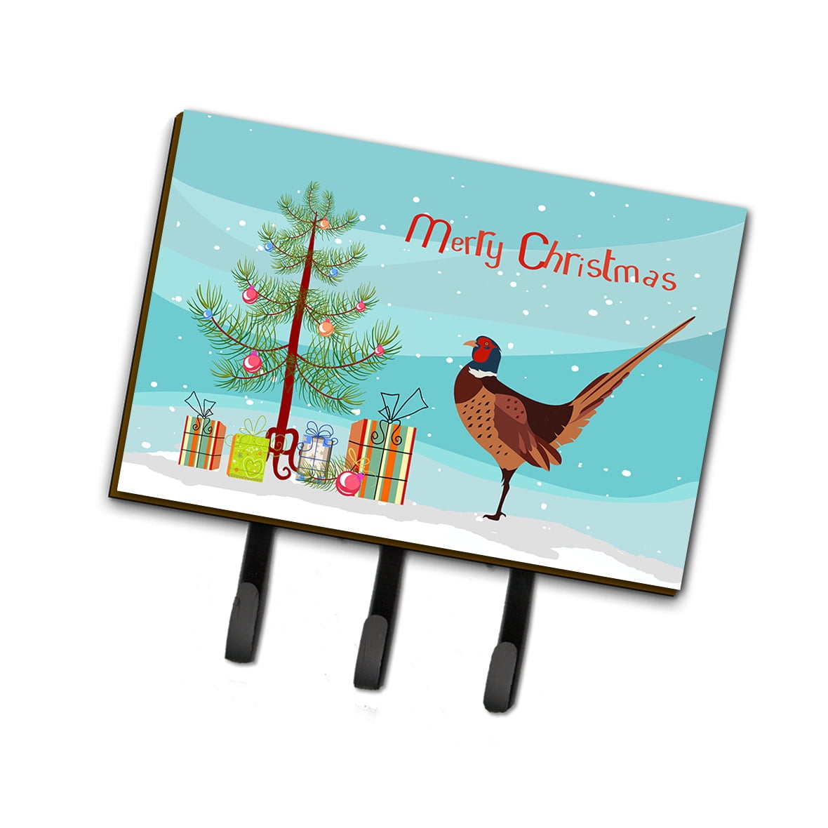 BB9297TH68 Ring-necked Common Pheasant Christmas Leash or Key Holder