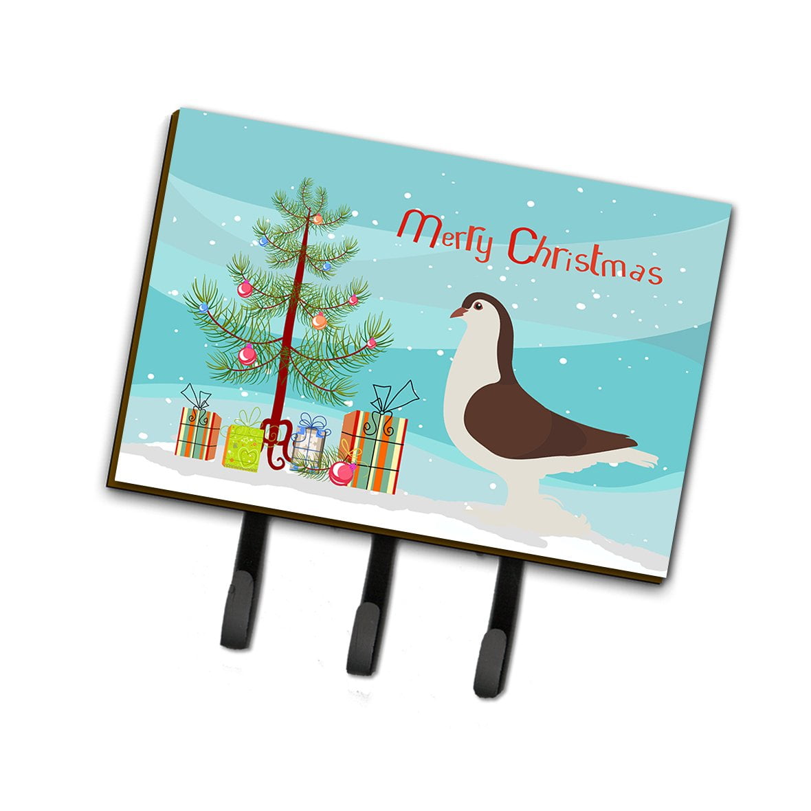 Large Pigeon Christmas Leash or Key Holder