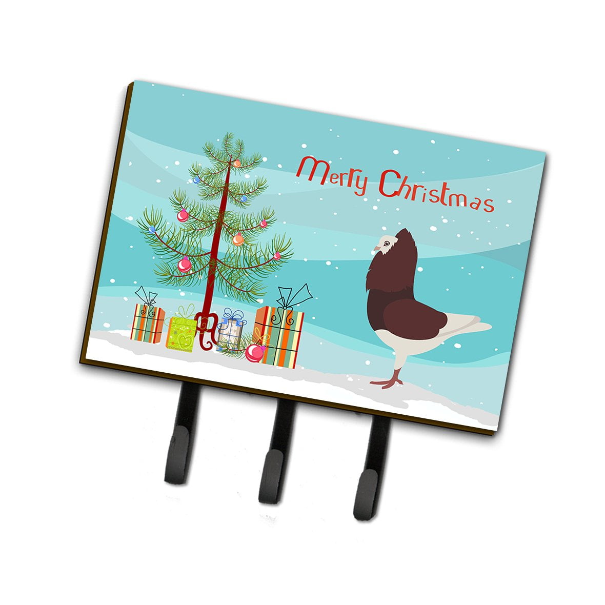 Capuchin Red Pigeon Christmas Leash or Key Holder