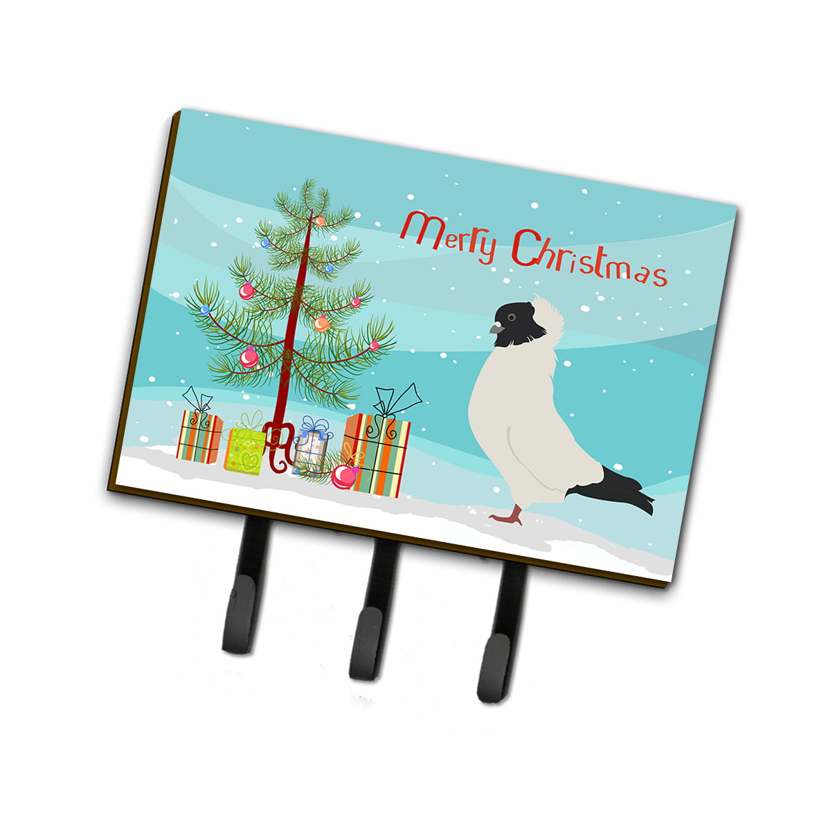 BB9319TH68 Nun Pigeon Christmas Leash or Key Holder